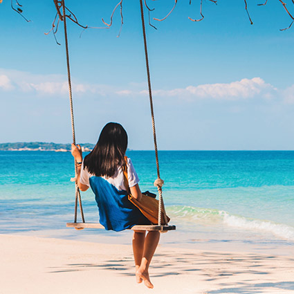 girl in beach